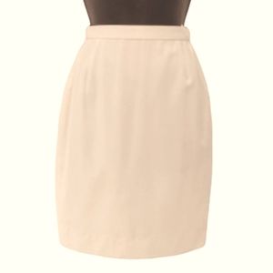 Escada Winter White Wool Pencil Skirt - Sz. 34/XS